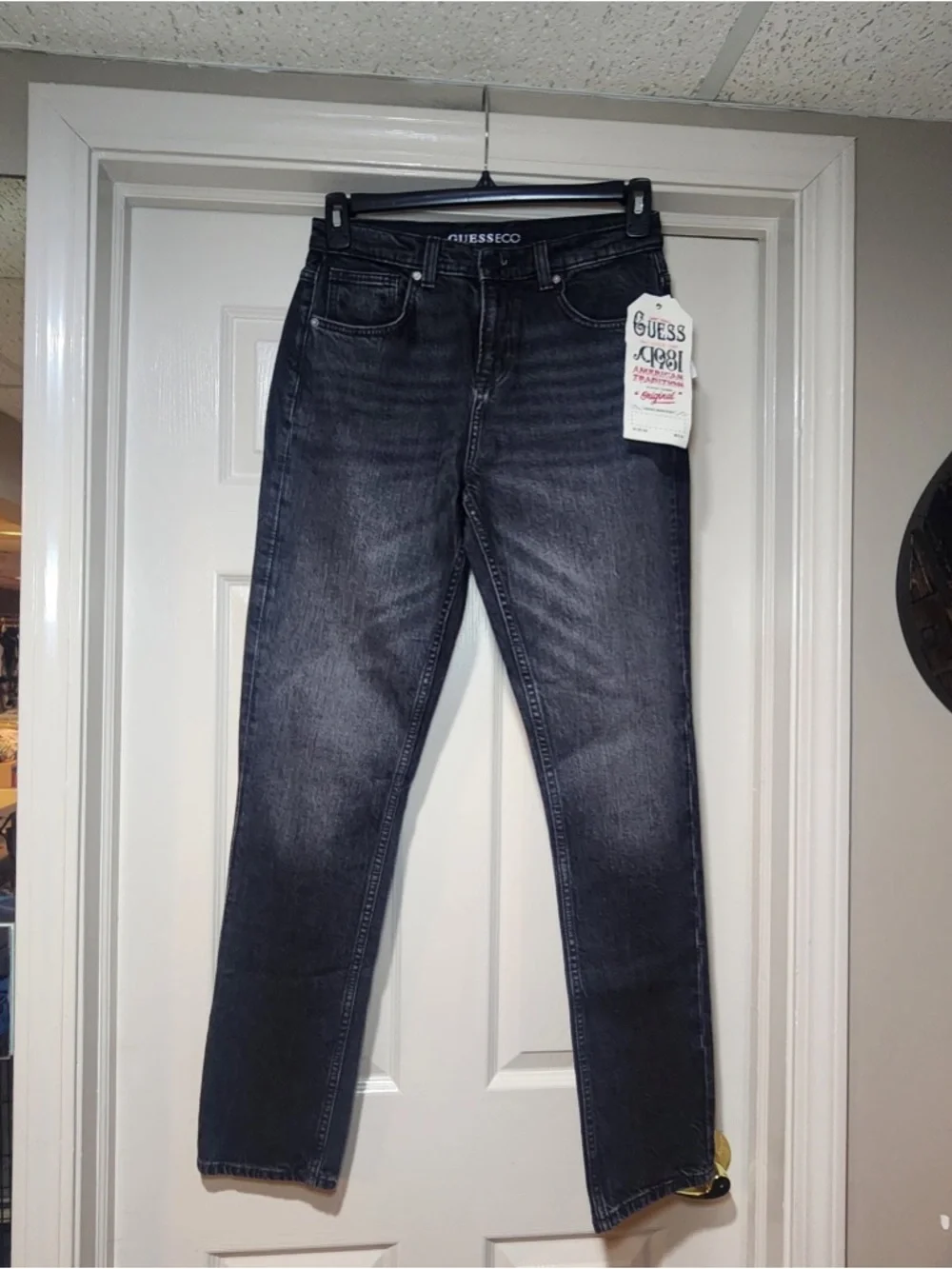 NWT Guess Boys Rebel Ashton Fit Jeans with‎ a Subtle Fade Y2K Straight Leg